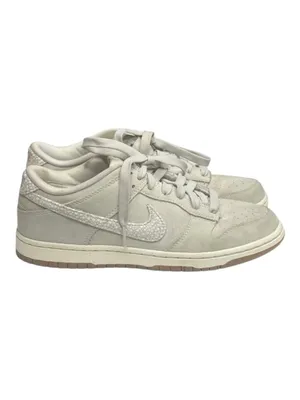 VHTF: Nike ✔︎ Dunks Low Skinny PRM Premium Sail Luster Basketball Sneaker ✔︎ 8.5 thumbnail 3