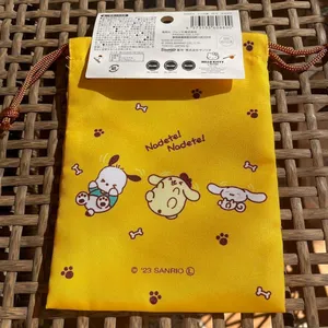 Sanrio Yellow Small Drawstring Bag thumbnail 4