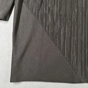 Zara Sweater Dress Womens Large Textured Long Sleeve Mock Neck Tunic‎ Minimalist thumbnail 2