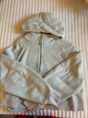 Grey Lululemon Scuba Half-Zip thumbnail 1