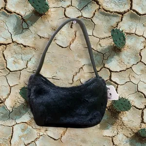 Hello Kitty Sanrio x Forever 21 Black fluffy Bag W/Rhinestones thumbnail 3
