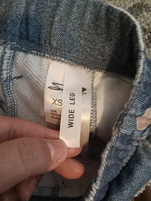 Seven7 Women's Wide Leg Illusion Denium Jean Stretchy Mid Rise Womens Xs thumbnail 5