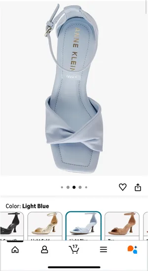 Sandals Anne Klein light blue  thumbnail 2