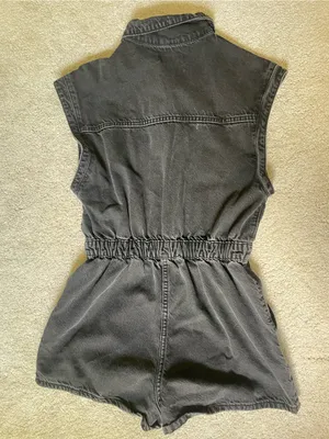 Zara Black Romper thumbnail 3