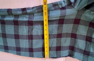 Victorias Secret Pink Pajamas Sz M Flannel Forrest Green Black Plaid Cotton NWT thumbnail 11