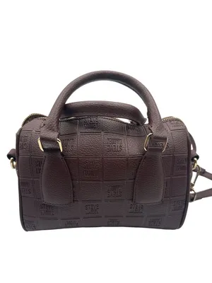 Steve Madden 10" x 7" x 5.5" Embossed Brown Shoulder/Crossbody Bag thumbnail 2