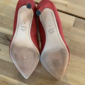Sam Edelman Halan Red Satin Heels 7 thumbnail 4