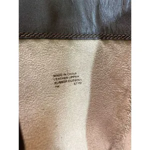 Michael Kors Women's Brown Leather Riding Boots Size 7 Knee High Zip thumbnail 6