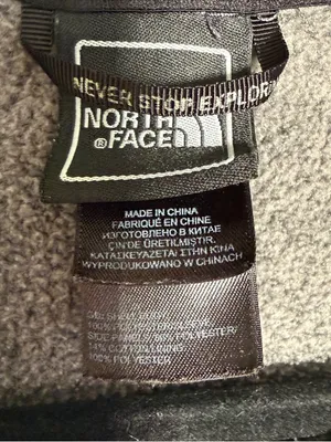 The North Face Grey & Black Fleece Vest Womens Large Outdoor Hiking thumbnail 4