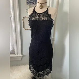 Free People Intimately Shes Got it Lace Slip Dress Small thumbnail 4