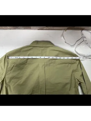 NWT MASSIMO DUTTI - 100% cotton Utility shirt M Academia Minimalist Quiet Luxury thumbnail 11