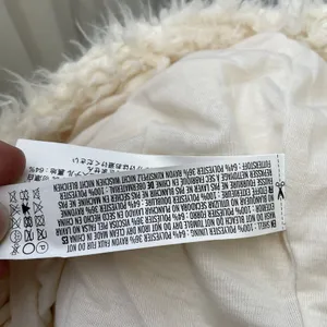 Forever 21 Teddy Jacket Size Small Creamy White Coat Faux Fur Shaggy Glam Chic thumbnail 8