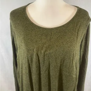 Old Navy army green super soft nursing maternity sweater size XL thumbnail 3