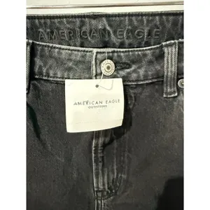 American Eagle Mom Jeans Women's ‎ Strigid Stretch Dark Wash Size 8 R thumbnail 3