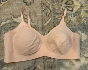 Honeylove Silhouette Wireless Bra Woman's Sz XL 38D/DD(E) Blush Shaping Comfort thumbnail 1