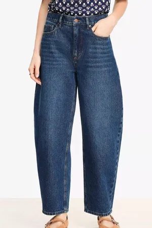 NWT The Barrel High Rise Blue Women's Jeans thumbnail 1