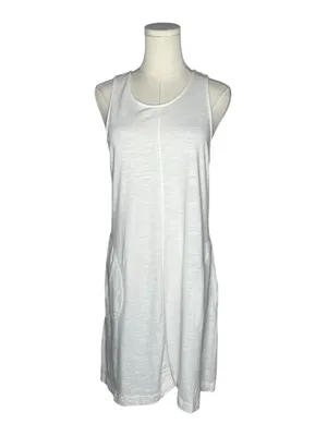 Nation LTD Phoebe Sleeveless A Line Mini Dress in Optic White thumbnail 2