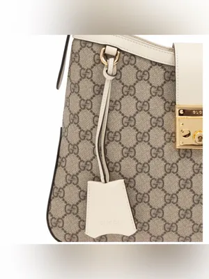 GUCCI Padlock medium GG logo supreme shoulder bag thumbnail 4