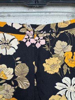 NATURAL LIFE Boho Cottage-core Floral Maxi Skirt Open Side Vents Lightweight L thumbnail 4
