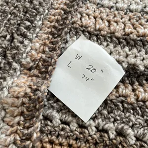 Chunky Knit Shawl with Oversized Pockets Brown thumbnail 4