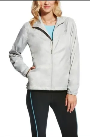 Ariat‎ Women's Gray Ideal Windbreaker Jacket thumbnail 1