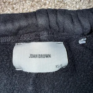 Joah Brown Joggers Women XS/S Black Excellent Cotton French Terry Sweatpants thumbnail 3