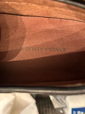 Banana Republic Black Pebbled Leather Slip-On Loafers thumbnail 2