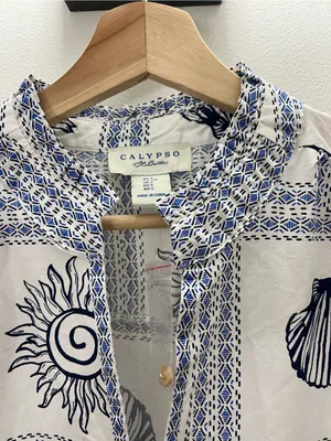 NWT Calypso St. Barth Dress Beach Vacation Mini Dress size small retails $179 thumbnail 5