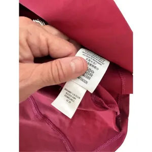 Pink by Victoria’s Secret burgundy 1/2 zip jacket back collar logo size s/m thumbnail 9