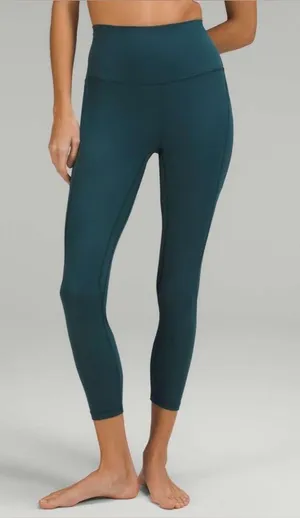 lululemon Align High-Rise Pant with Pockets - Green Jasper - Size 0 thumbnail 1