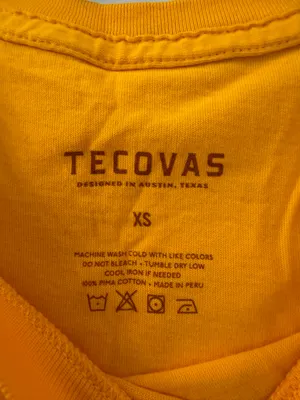Tecovas Tee Yellow Size XS thumbnail 2