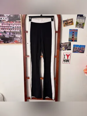 Lululemon Nulu High-Rise Flared Pants Leggings Black / White thumbnail 6
