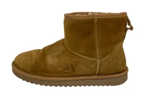 KOOLABURRA BY UGG Burra Brown Faux Fur Shearling Suede Mini Ankle Boots Size 8 thumbnail 1