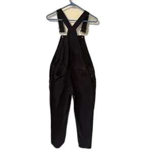 The Nines by Hatch Black Maternity Overalls Size 6 Adjustable Strap Straight Leg thumbnail 6
