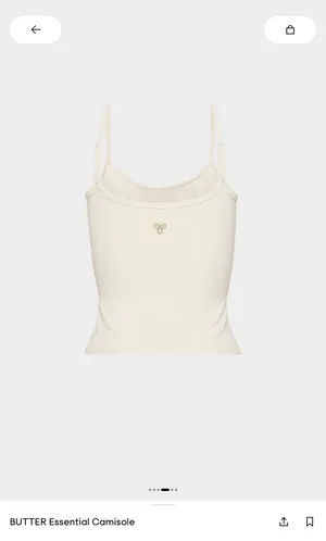 Aritzia BUTTER Essential Camisole in Pearl Matte thumbnail 3