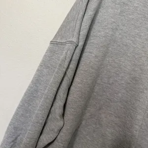 OFFLINE by Aerie Gray Knit Cropped Top Size Large Drawstring Ruched Thumb Holes thumbnail 6