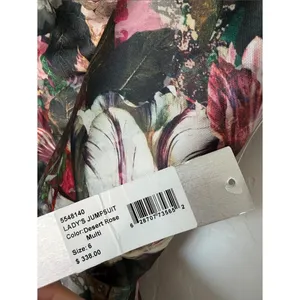 Kay Unger Sophia Floral Walk Through Jumpsuit Gown Size 6 NWT thumbnail 2