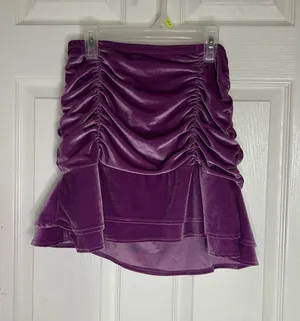 Wild Fable Velvet Purple Skirt Mini thumbnail 1