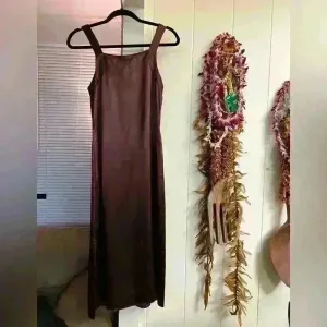 Nic +‎ Zoe Elevated Satin Slip Midi Dress Brown Mocha NEW $168 Sexy Modern thumbnail 2