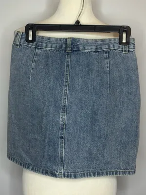 Cloud Ten - Blue Mini Skirt w/Rhinestone Tassels thumbnail 2