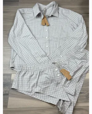 SKIMS Cotton Poplin Sleep Set 2X thumbnail 2