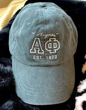 Gray Arizona Alpha Phi Adams Ball Cap thumbnail 1