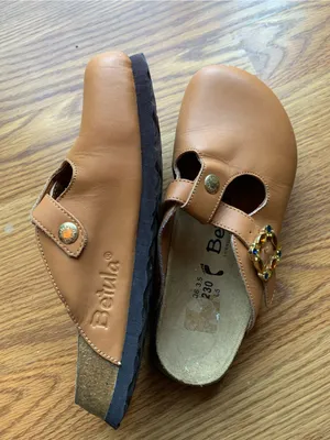 Birkenstock Betula Women Slip On Shoes Size 5 Brown Tan Fall Casual Clogs thumbnail 4