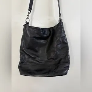 Lucky brand, leather bucket style multi pocket crossbody bag thumbnail 5