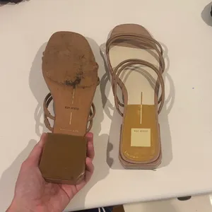 Dolce Vita Women's Beige Strappy Sandals Cafe Leather thumbnail 4