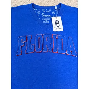 NWT Pressbox Florida Gators Oversized Crewneck Sweatshirt XL Royal Blue thumbnail 5