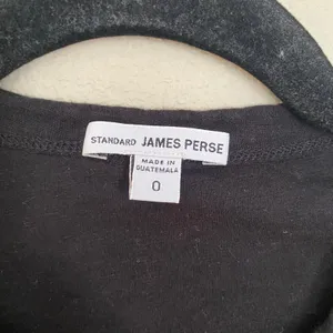 Standard James Perse Black Short Sleeve Shirt Boxy Cotton Blend Women's 0 / XS thumbnail 2