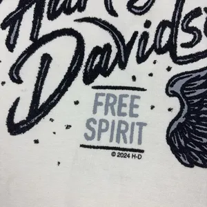 Harley-Davidson Tank Top Womens S White Scoop Neck Free Spirit Graphic Biker thumbnail 4