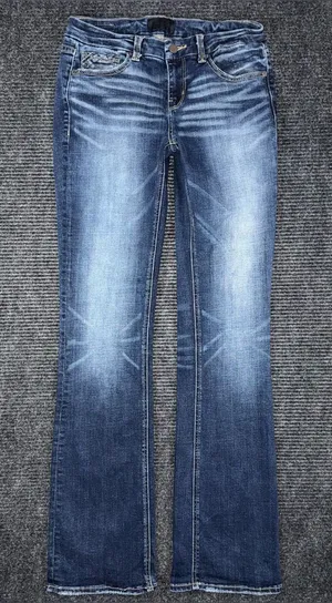 Buckle Black Fit No 53 Bootcut Stretch Jeans 28 x 34 LONG BBW2914 Dark Wash thumbnail 1