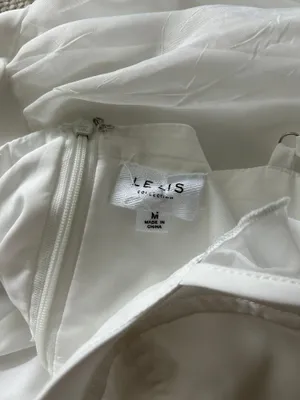 White Mini Dress Size M thumbnail 4